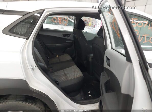 KM8K12AA0LU438759 2020 HYUNDAI KONA White Vista de la etiqueta del VIN