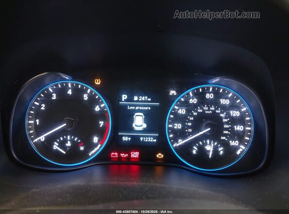 KM8K12AA0LU438759 2020 HYUNDAI KONA White Vista de los asientos traseros