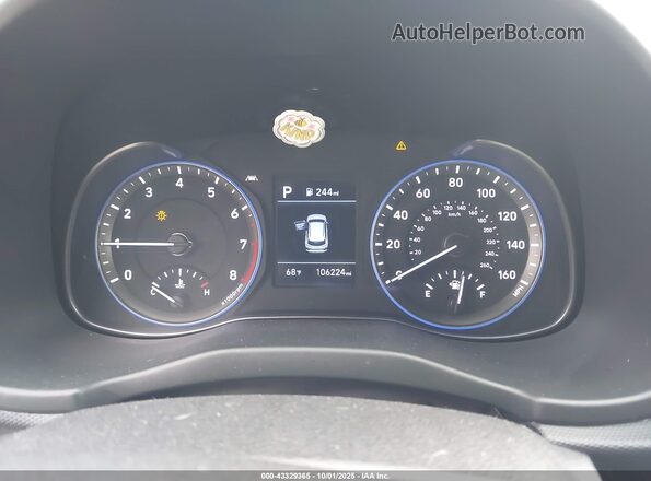 KM8K12AA3LU443700 2020 HYUNDAI KONA Gray Вид задніх сидінь
