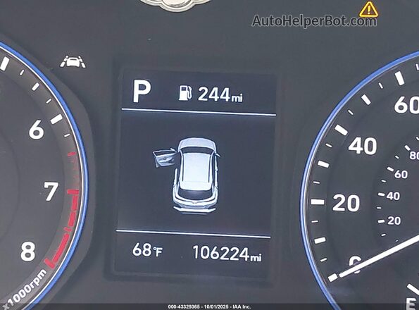KM8K12AA3LU443700 2020 HYUNDAI KONA Gray 