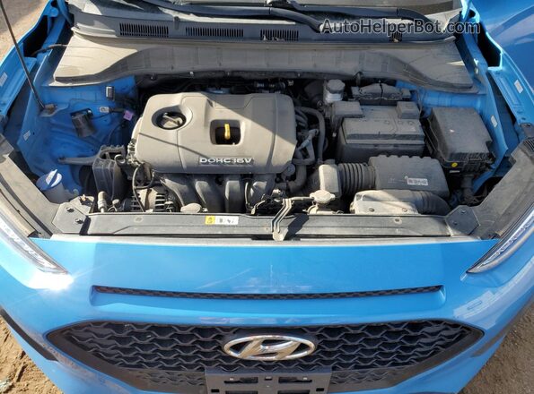 KM8K12AA6LU515697 2020 HYUNDAI KONA Blue Rear interior view
