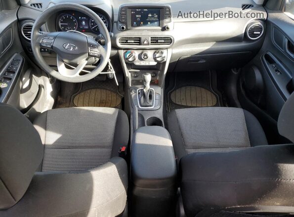 KM8K12AA6LU515697 2020 HYUNDAI KONA Blue Dashboard view