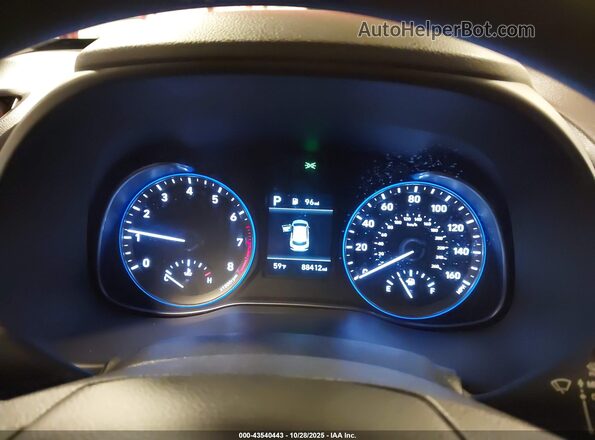 KM8K12AA9LU482050 2020 HYUNDAI KONA Красный Вид задних сидений