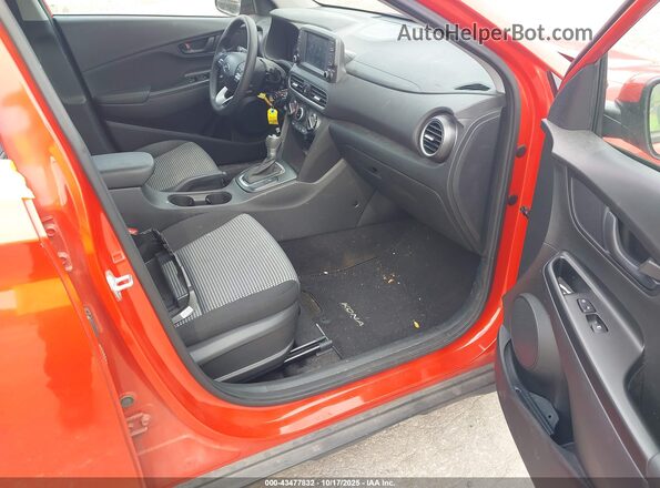 KM8K12AA9LU592239 2020 HYUNDAI KONA Orange წინა სალონის ხედი
