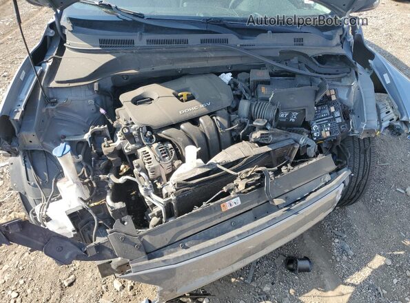 KM8K1CAA6MU709444 2021 HYUNDAI KONA Gray უკანა სალონის ხედი