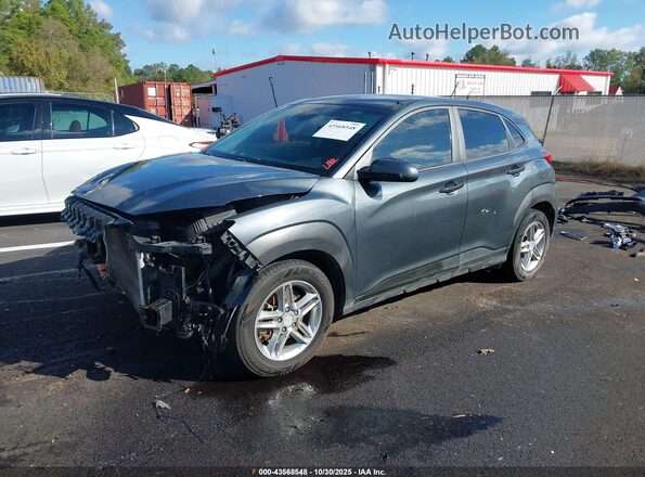 KM8K1CAA9LU439396 2020 HYUNDAI KONA Gray წინა მარცხენა ხედი სამი მეოთხედიდან