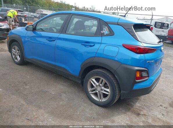 KM8K1CAAXKU357644 2019 HYUNDAI KONA Синий Задняя левая четверть