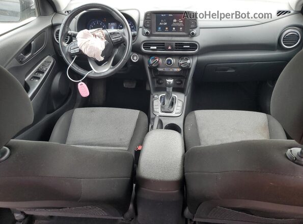 KM8K22AA1LU436998 2020 HYUNDAI KONA Black Առջևի վահանակի տեսք