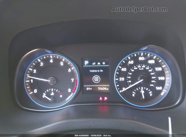 KM8K22AA2LU446598 2020 HYUNDAI KONA Черный Вид задних сидений
