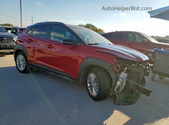 KM8K22AA2LU592628 2020 HYUNDAI KONA Красный Передняя правая четверть