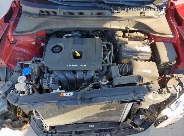 KM8K22AA2LU592628 2020 HYUNDAI KONA Красный Вид подкапотного пространства