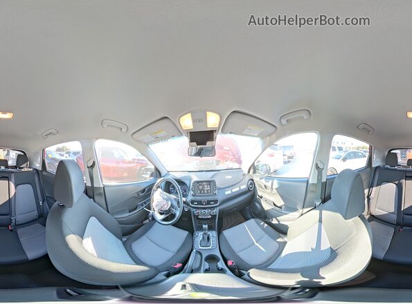 KM8K22AA2LU592628 2020 HYUNDAI KONA Красный Панорамный вид салона 360°