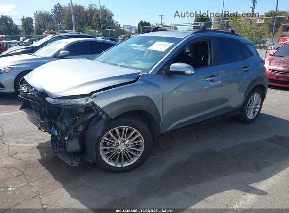KM8K22AA9LU541806 2020 HYUNDAI KONA Light Blue Front left