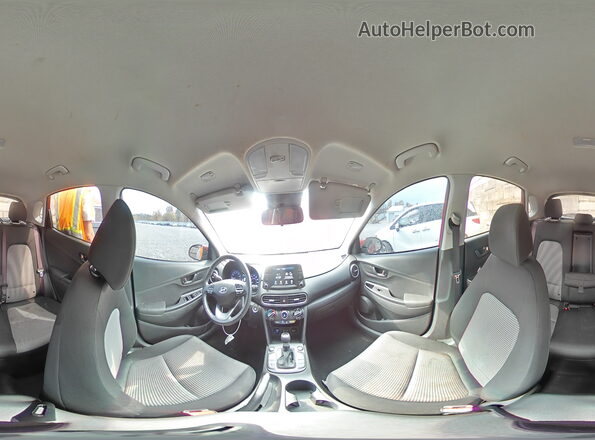 KM8K2CAA0LU408745 2020 HYUNDAI KONA Red Vista de la etiqueta del VIN