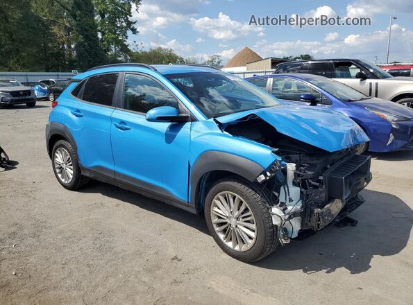 KM8K2CAA4JU079318 2018 HYUNDAI KONA Синий 
