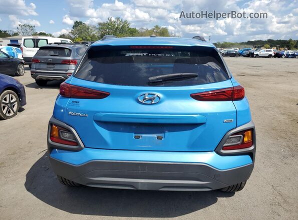 KM8K2CAA4JU079318 2018 HYUNDAI KONA Синий 