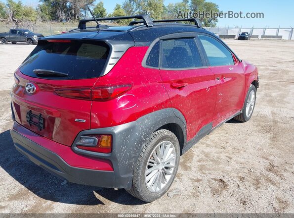 KM8K2CAA4LU400311 2020 HYUNDAI KONA Красный Задняя правая четверть