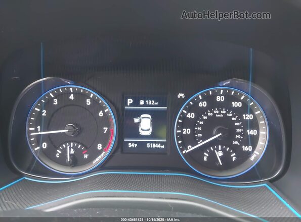 KM8K2CAA4LU586996 2020 HYUNDAI KONA White Հետևի նստատեղերի տեսք