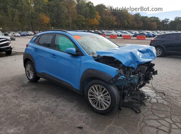 KM8K2CAA5LU491587 2020 HYUNDAI KONA Blue Передня права чверть