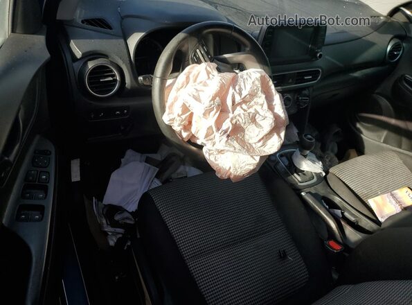 KM8K2CAA5LU491587 2020 HYUNDAI KONA Blue Вид панелі приладів