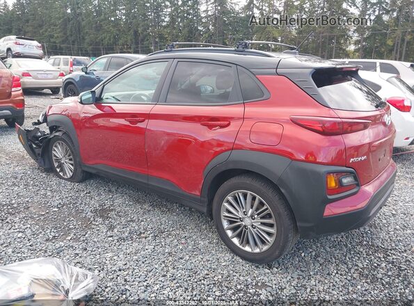 KM8K2CAA7KU336845 2019 HYUNDAI KONA Red Trasero izquierdo