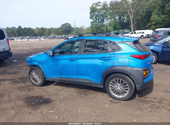 KM8K2CAA8LU483614 2020 HYUNDAI KONA Blue სალონის 360-გრადუსიანი ხედი