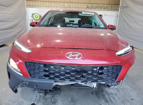 KM8K2CAB6NU768680 2022 HYUNDAI KONA Красный Вид спереди