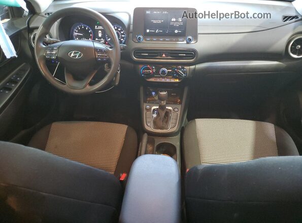 KM8K2CAB6NU768680 2022 HYUNDAI KONA Красный Вид панели приборов