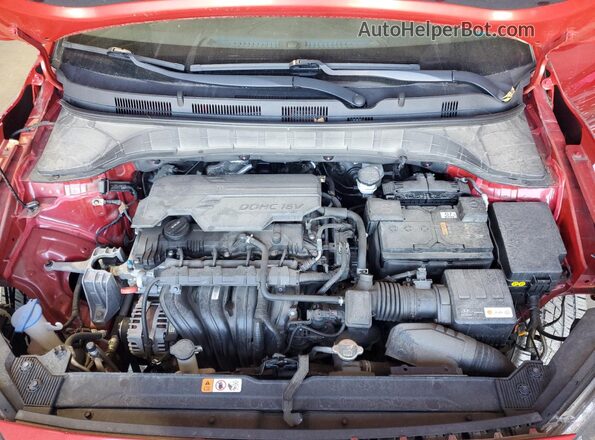 KM8K2CAB6NU768680 2022 HYUNDAI KONA Красный Вид задней части салона