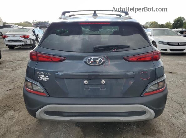 KM8K32AB0NU795137 2022 HYUNDAI KONA Gray Rear view