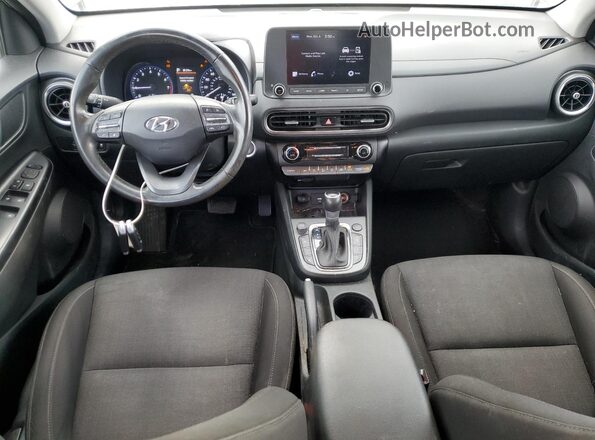 KM8K32AB0NU795137 2022 HYUNDAI KONA Gray Dashboard view