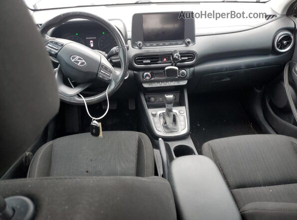 KM8K32AB9NU840530 2022 HYUNDAI KONA Silver Widok deski rozdzielczej