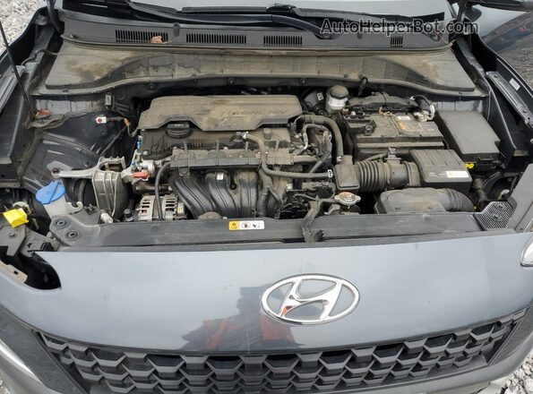 KM8K32AB9NU840530 2022 HYUNDAI KONA Silver Widok wnętrza z tyłu