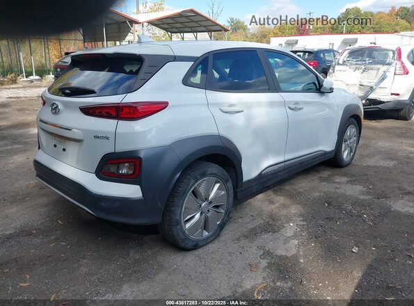 KM8K33AG0MU110960 2021 HYUNDAI KONA ELECTRIC Белый Задняя правая четверть