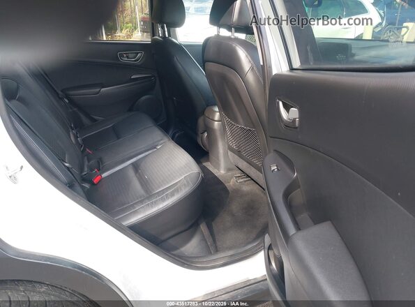 KM8K33AG0MU110960 2021 HYUNDAI KONA ELECTRIC Белый Вид задних сидений