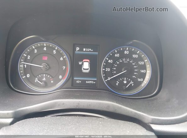KM8K53A59LU532572 2020 HYUNDAI KONA Light Blue Vista de los asientos traseros