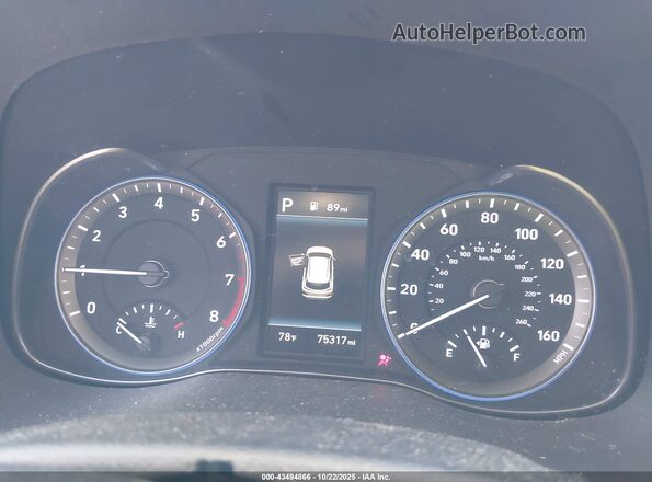 KM8K53A5XMU663155 2021 HYUNDAI KONA Silver Вид задніх сидінь