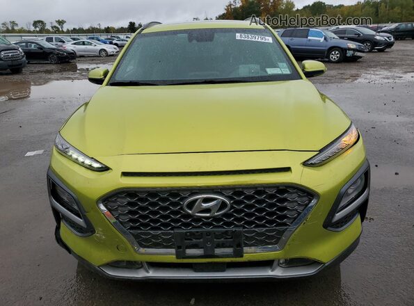 KM8K5CA50LU530080 2020 HYUNDAI KONA Green Դիմացի տեսք