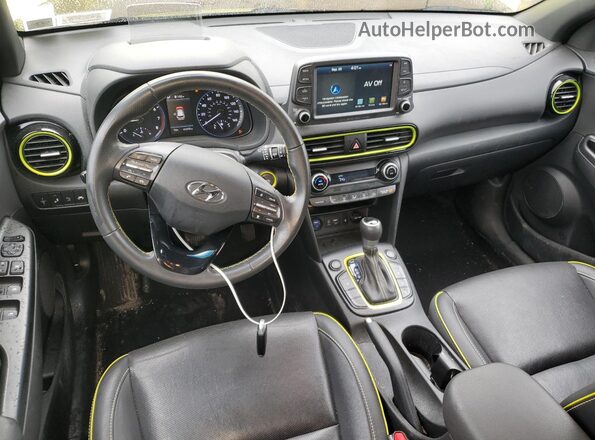 KM8K5CA50LU530080 2020 HYUNDAI KONA Green Առջևի վահանակի տեսք