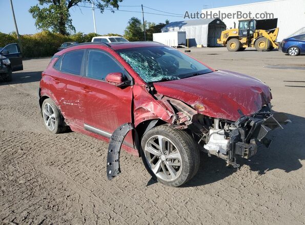 KM8K5CA58LU430499 2020 HYUNDAI KONA Red წინა მარჯვენა