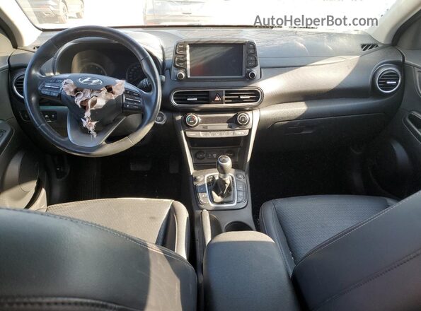 KM8K5CA58LU430499 2020 HYUNDAI KONA Red წინა პანელის ხედი