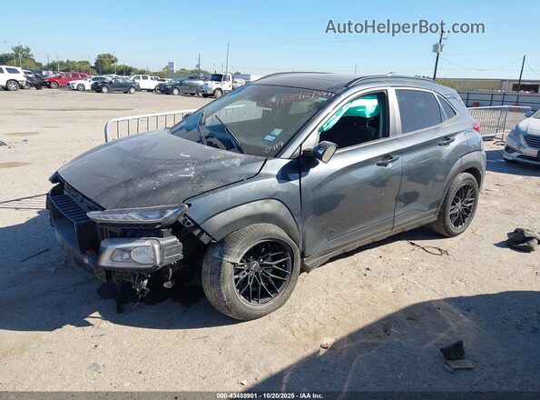 KM8K62AA3LU585417 2020 HYUNDAI KONA Gray Vista tres cuartos delantera izquierda