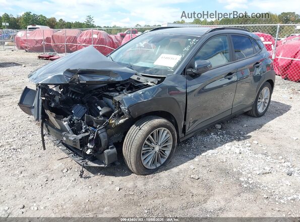 KM8K62AA7LU450683 2020 HYUNDAI KONA Серый Передняя левая четверть