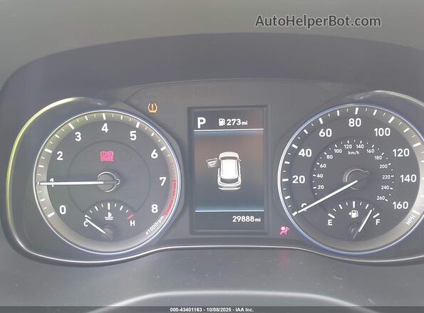 KM8K62AA7LU450683 2020 HYUNDAI KONA Серый Вид задних сидений