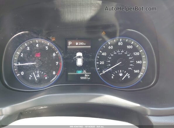 KM8K62AB9NU802707 2022 HYUNDAI KONA Белый Вид задних сидений