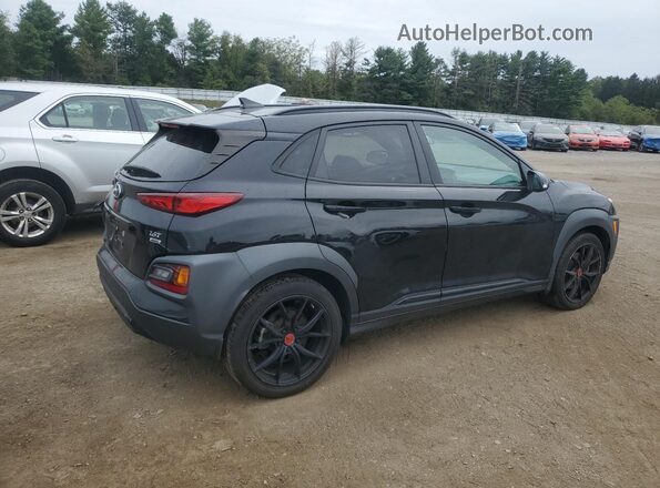 KM8K6CA59MU697407 2021 HYUNDAI KONA Black Tył prawy