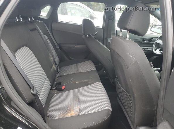 KM8K6CA59MU697407 2021 HYUNDAI KONA Black Widok wnętrza z tyłu