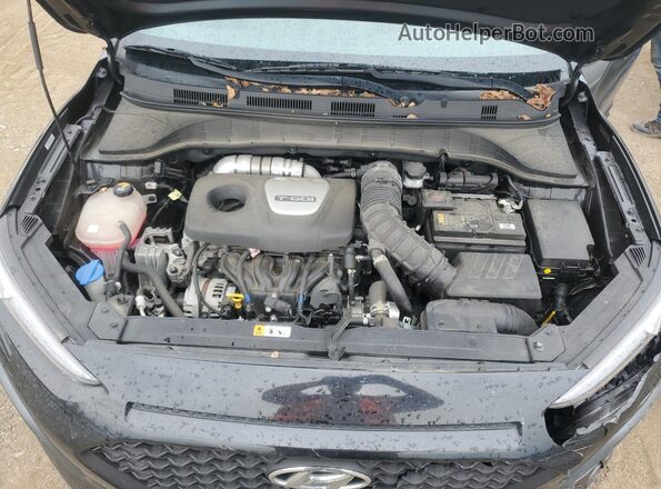 KM8K6CA59MU697407 2021 HYUNDAI KONA Black Widok komory silnika