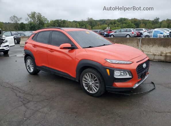 KM8K6CAA7LU526201 2020 HYUNDAI KONA Оранжевый Передняя правая четверть