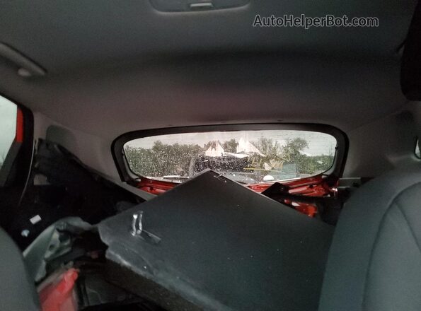 KM8K6CAA7LU526201 2020 HYUNDAI KONA Оранжевый Вид задних сидений